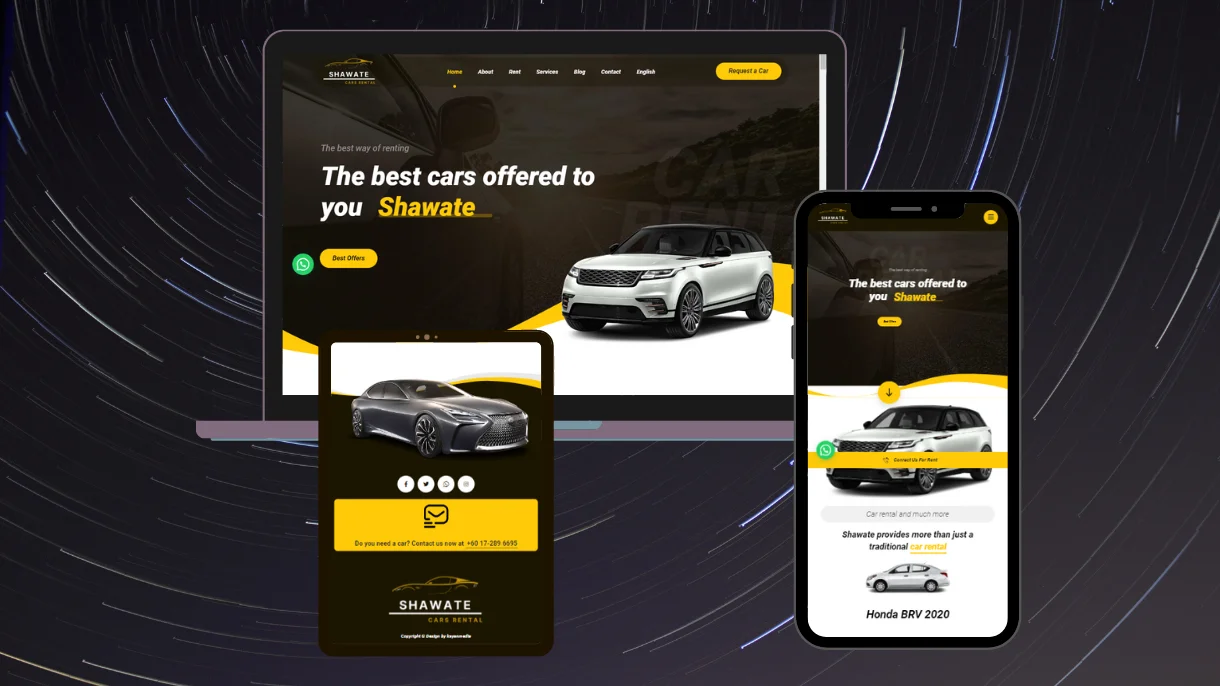 موقع تأجير السيارات