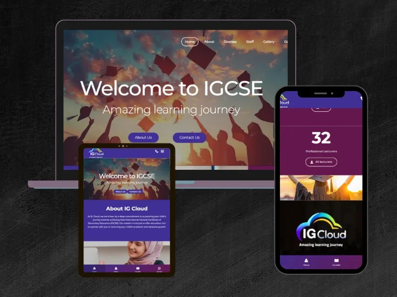 موقع اكاديمية تعليمية