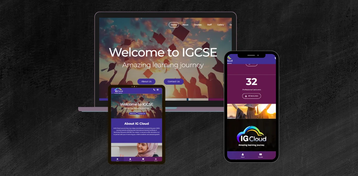 موقع اكاديمية تعليمية