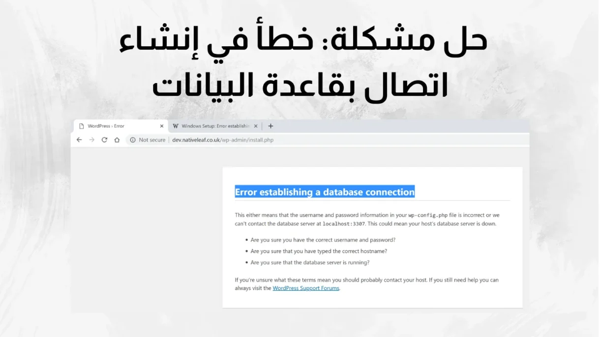 قاعدة البيانات