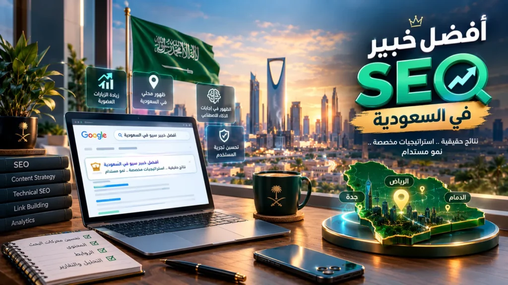 أفضل خبير سيو في السعودية 2026 – إسلام عشري خبير سيو ومبرمج ووردبريس